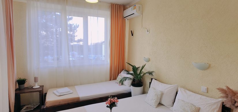 2х комнатные 7ми местные апартаменты с мини-кухней